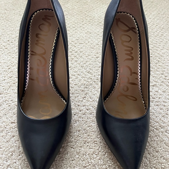 Sam Edelman Danna Pointed Toe Black Heels Size 7.5 - Picture 3 of 12